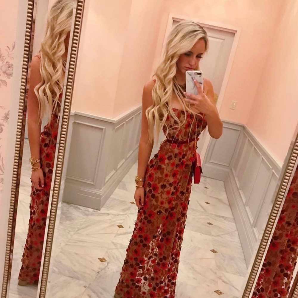 For Love and Lemons Floral Maxi Dress